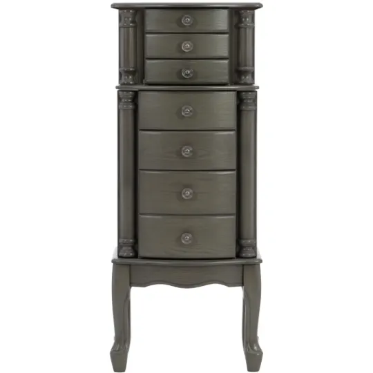 Kirkland's Home Dark Wood Flip Top Armoire- Dressers & Chests
