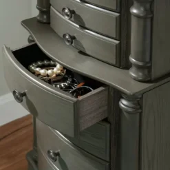 Kirkland's Home Dark Wood Flip Top Armoire- Dressers & Chests