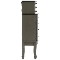 Kirkland's Home Dark Wood Flip Top Armoire- Dressers & Chests