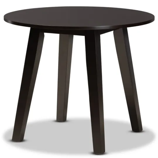 Kirkland's Home Dark Wooden Splayed Base 5-Pc. Dining Set- Dining Tables