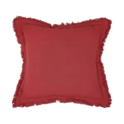 Kirkland's Home Dark Woven Fringe Edge Pillow- Pillows