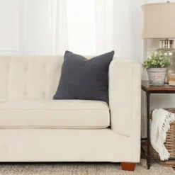Kirkland's Home Dark Woven Nubby Pillow- Pillows
