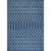 Kirkland's Home Davon Blue Moroccan Trellis Outdoor Rug, 5X8- Outdoor Rugs