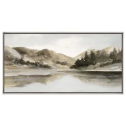 Kirkland's Home Day At The Lake Framed Canvas Art Print- Canvas Art