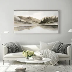 Kirkland's Home Day At The Lake Framed Canvas Art Print- Canvas Art