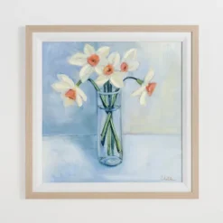 Kirkland's Home December Narcissus Framed Art Print- Framed Art