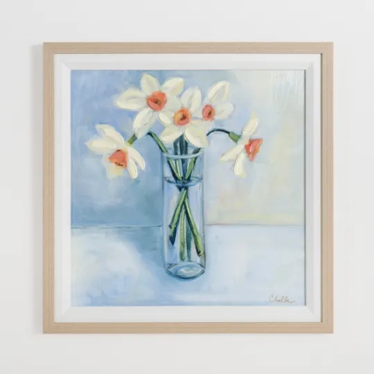 Kirkland's Home December Narcissus Framed Art Print- Framed Art