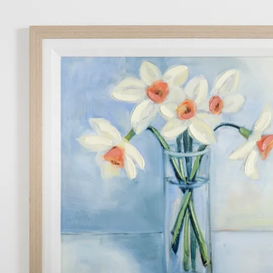 Kirkland's Home December Narcissus Framed Art Print- Framed Art