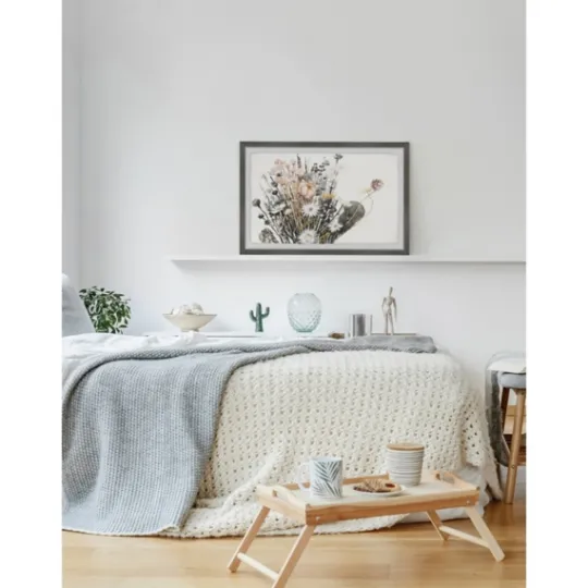 Kirkland's Home Deckled Flowering Bundle Framed Art Print- Framed Art