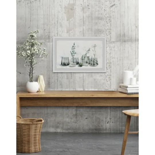 Kirkland's Home Deckled Glasses And Greens Framed Art Print- Framed Art
