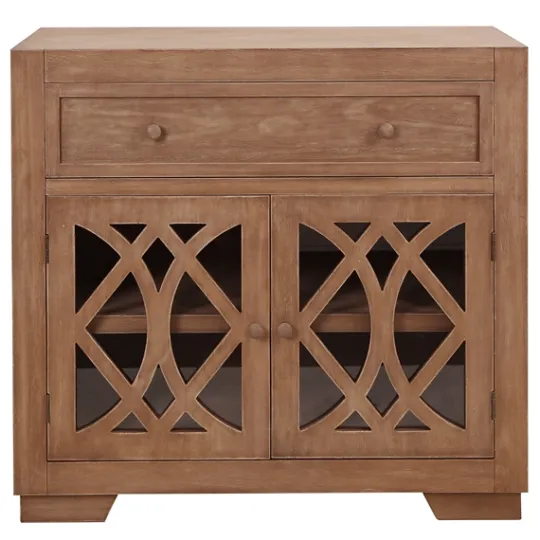 Kirkland's Home Decorative Doors Wood Cabinet- Cabinets & Sideboards