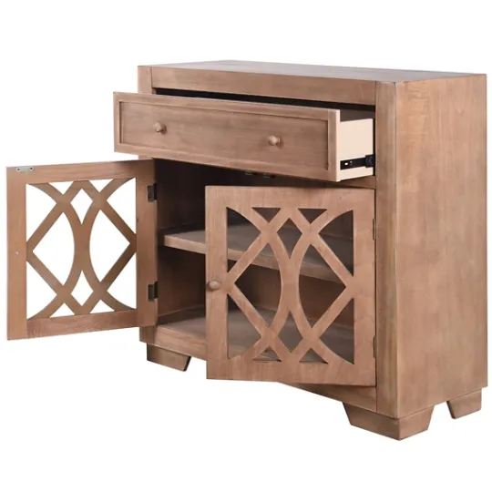 Kirkland's Home Decorative Doors Wood Cabinet- Cabinets & Sideboards