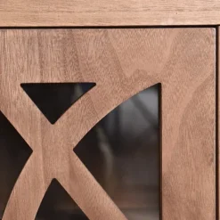Kirkland's Home Decorative Doors Wood Cabinet- Cabinets & Sideboards