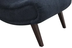 Kirkland's Home Deep Navy Piped Edge 2-Pc. Chair And Ottoman Set- Accent Chairs