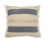 Kirkland's Home Denim Blue Braided Stripe Throw Pillow, 24 In.- Pillows