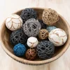 Kirkland's Home Denim Blue Dried Orb Bag- Bowl Filler