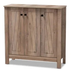 Kirkland's Home Derrique Wash Shoe Storage Cabinet- Entryway Furniture
