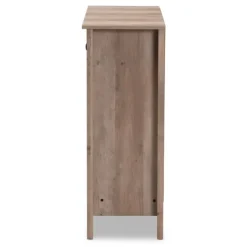 Kirkland's Home Derrique Wash Shoe Storage Cabinet- Entryway Furniture