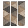 Kirkland's Home Devin Dimensional Wood Plaques, Set Of 3- Wall Plaques