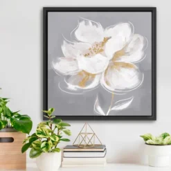 Kirkland's Home Devine Bloom Framed Canvas Art Print- Framed Art