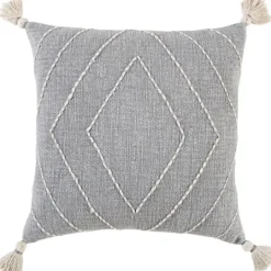 Kirkland's Home Diamond Kantha Stitched Throw Pillow- Pillows