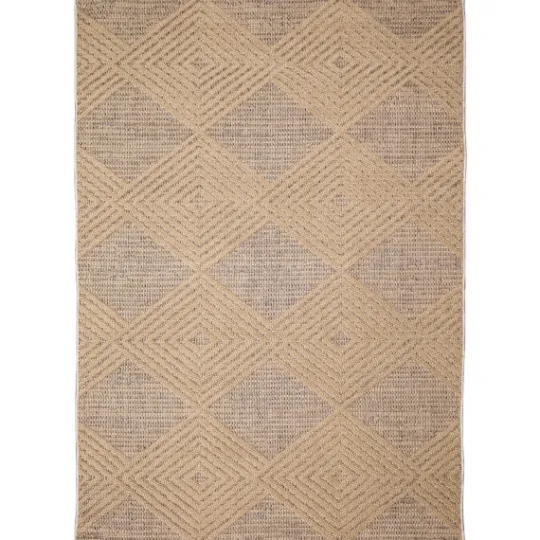 Kirkland's Home Diamond Sisal Outdoor Area Rug, 7X10- Outdoor Rugs