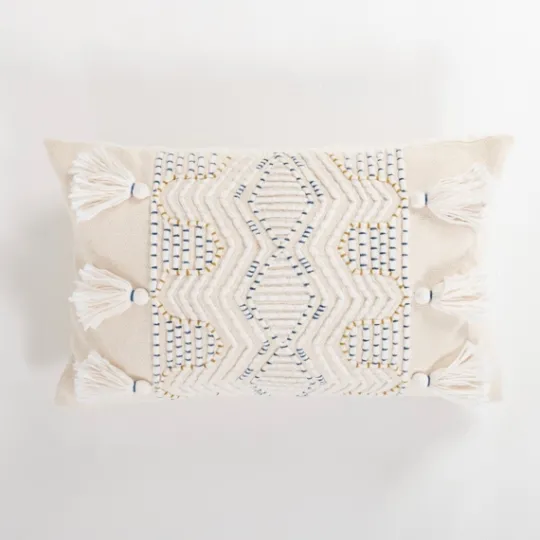 Kirkland's Home Diamond Tassels Lumbar Pillow- Pillows
