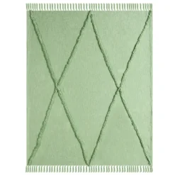 Kirkland's Home Diamond Tufted Cotton Throw- Blankets & Throws