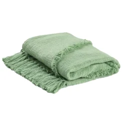 Kirkland's Home Diamond Tufted Cotton Throw- Blankets & Throws