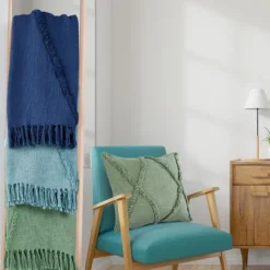 Kirkland's Home Diamond Tufted Cotton Throw- Blankets & Throws