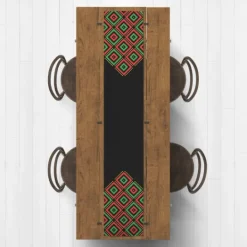 Kirkland's Home Diamonds Kwanzaa Decorative Table Runner, 90 In.- Wall Plaques