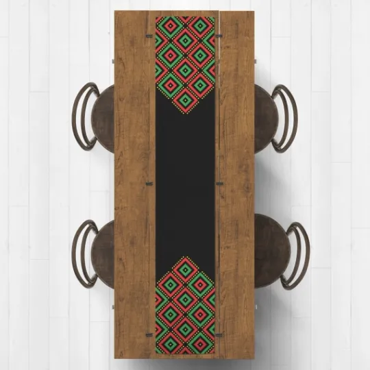 Kirkland's Home Diamonds Kwanzaa Decorative Table Runner, 90 In.- Wall Plaques