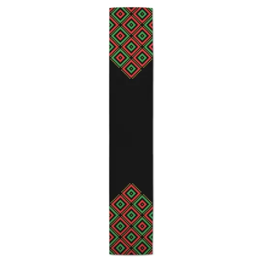 Kirkland's Home Diamonds Kwanzaa Decorative Table Runner, 90 In.- Wall Plaques