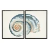 Kirkland's Home Diptych Shell Framed Art Print, Set Of 2- Framed Art