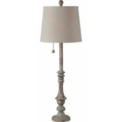 Kirkland's Home Distressed And Gold Buffet Lamps, Set Of 2- Buffet Lamps