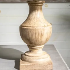 Kirkland's Home Distressed Brown Table Lamp- Table Lamps