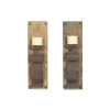 Kirkland's Home Distressed Brown Wood Wall Sconces, Set Of 2- Sconces