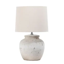 Kirkland's Home Distressed Ceramic Table Lamp- Table Lamps