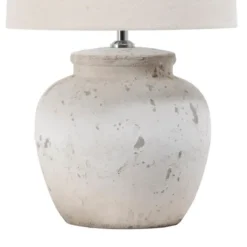 Kirkland's Home Distressed Ceramic Table Lamp- Table Lamps