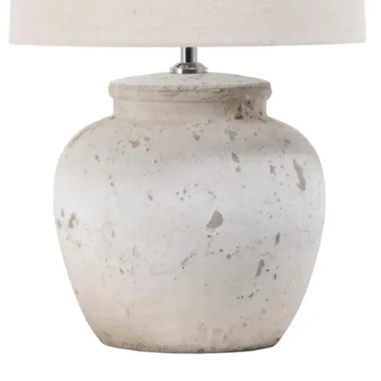 Kirkland's Home Distressed Ceramic Table Lamp- Table Lamps