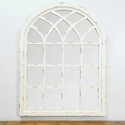 Kirkland's Home Distressed Cream Sadie Arch Mirror- Decorative Mirrors