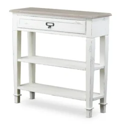 Kirkland's Home Distressed 1-Drawer Console Table- Console Tables