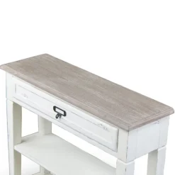 Kirkland's Home Distressed 1-Drawer Console Table- Console Tables