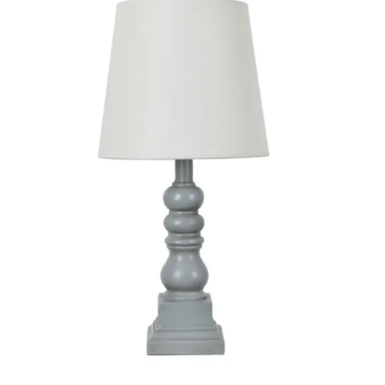 Kirkland's Home Distressed Gray Candlestick Table Lamp- Table Lamps