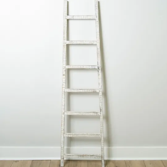 Kirkland's Home Distressed Leaning Ladder- Decorative Accents