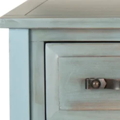 Kirkland's Home Distressed Light 3-Drawer Console Table- Console Tables