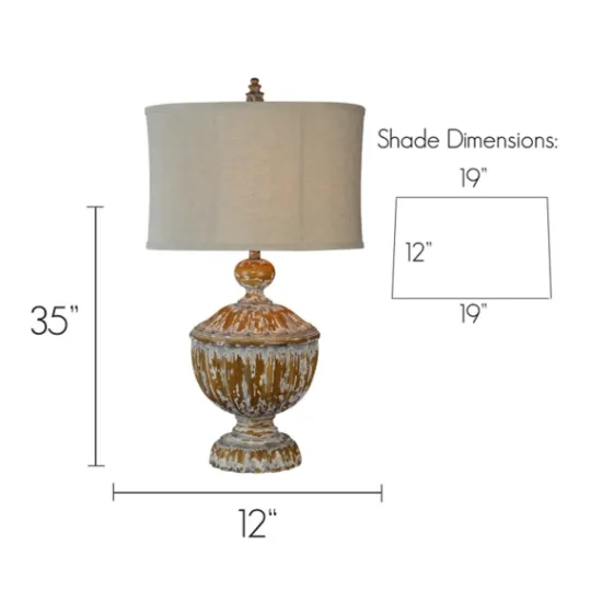 Kirkland's Home Distressed Natural Table Lamp- Table Lamps