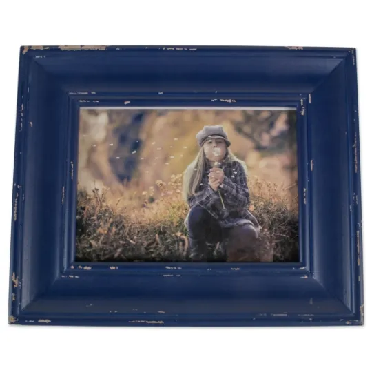 Kirkland's Home Distressed Navy Farmhouse Frame, 8X10- Picture Frames