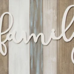 Kirkland's Home Distressed Planks Family Framed Plaque- Wall Quotes & Signs