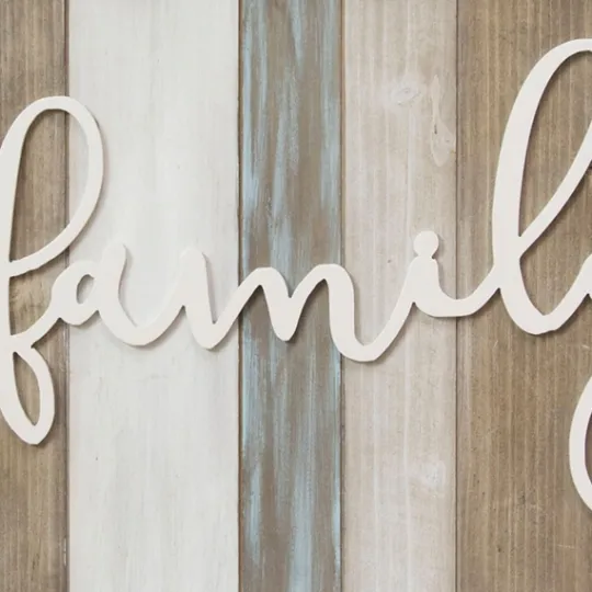 Kirkland's Home Distressed Planks Family Framed Plaque- Wall Quotes & Signs